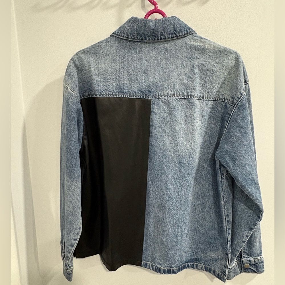 Blue Revival Two-Tone Denim and Black Jacket - Picture 11 of 13